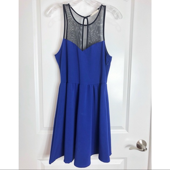 Lush Dresses & Skirts - Lush Blue/Black Dress Sz L